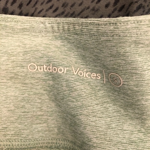 Outdoor Voices Warmup Crop leggings cactus mint - Picture 6 of 6